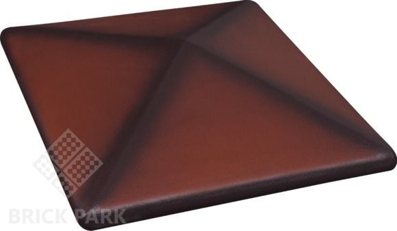 Колпаки на забор King Klinker Дикое Вино 445x445x90