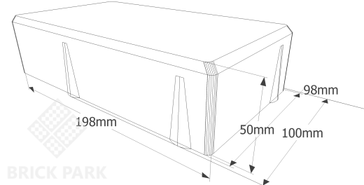 Светодиодная брусчатка LedStone 200x100 Cold