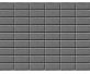 Бетонная брусчатка БРАЕР Прямоугольник серый 200x100x40