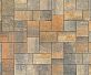 Тротуарная плитка Каменный век Бельпассо Премио Color Mix Черно-бело-желтый 450×225×60