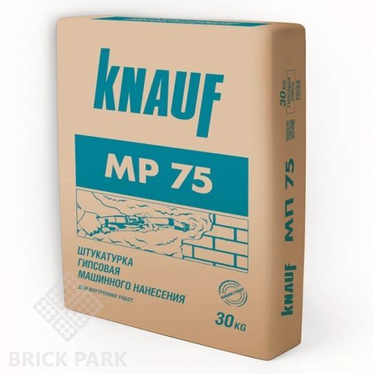 Штукатурка гипсовая машинного нанесения Knauf МП 75 30 кг