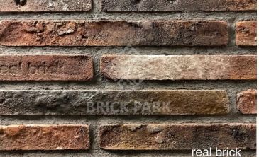 Кирпич ручной формовки Real Brick КР/0,5 ПФ Ригель 2 угловой antic RB 04 antic глина античная