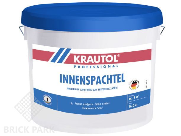 Шпатлевка для внутренних работ  Krautol Innenspachtel / Инненшпатель 16 кг