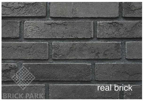 Кирпич ручной формовки Real Brick КР/0,5ПФ RB 13 графитовый