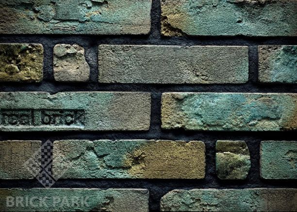 Плитка ручной работы Real Brick Коллекция 6 RB 6-18 Бирюза 250х65х18