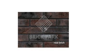 Плитка ручной работы угловая Real Brick Коллекция 2 RB 2-09 Чёрный магнезит