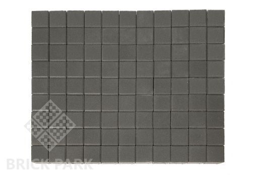 Бетонная брусчатка БРАЕР Лувр Серый 100x100x60