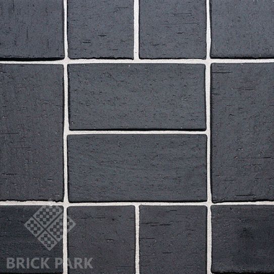 Клинкерная брусчатка Roben Pflasterklinker SCHWABING schwarz-nuanced, chamfered 200-52