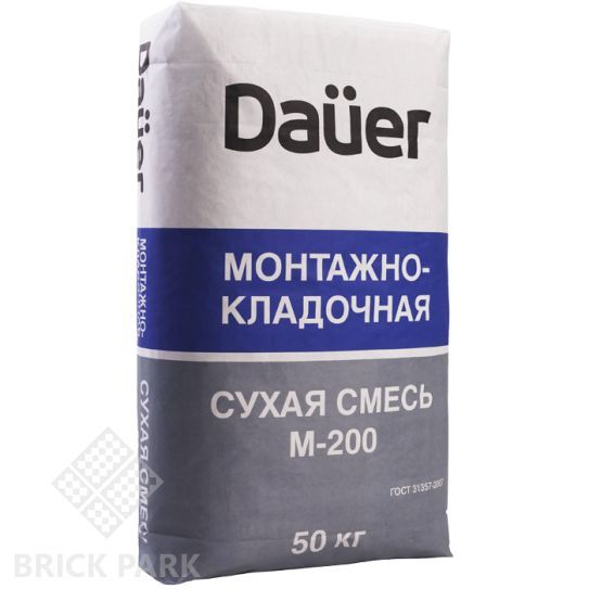 Сухая смесь Dauer М-200 Монтажно-кладочная 1000 кг