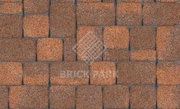 Тротуарная плитка Каменный век Классико Stone Base Коричнево-оранжевый 172×115×60