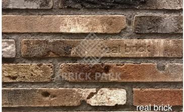 Кирпич ручной формовки Real Brick КР/1 DF рядовой antic RB 05 глина античная коричневая