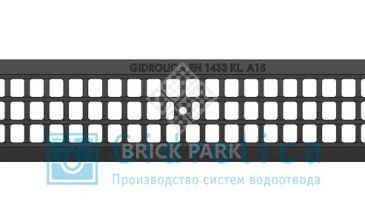 Решетка водоприемная Gidrolica Standart РВ -10.13,6.50 - ячеистая пластиковая, кл. А15