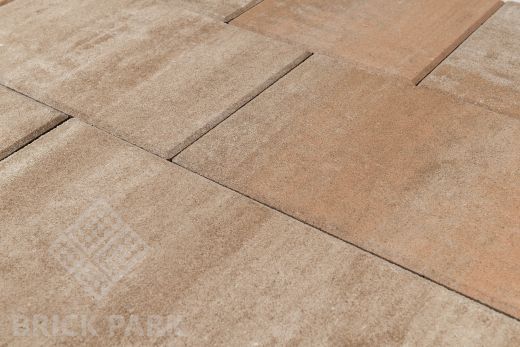 Бетонная брусчатка БРАЕР Триада Color mix ПЛАТО 300x300x60
