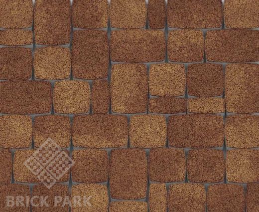 Тротуарная плитка Каменный век Классико Stone Base Желто-коричневый 172×115×60
