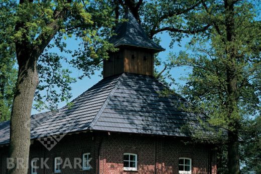 Керамическая черепица Roben ELSASS Anthrazit (Антрацит, ангоб)