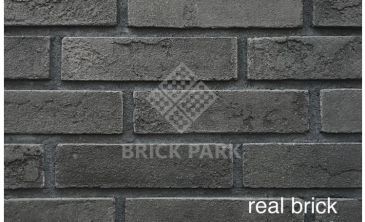 Кирпич ручной формовки Real Brick КР/0,5ПФ угловой RB 13 графитовый  