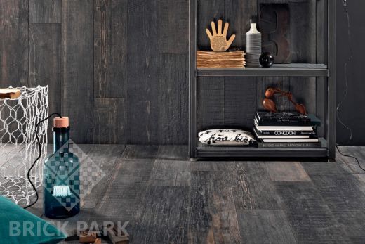 Керамогранит Italgraniti Scrapwood Coke 15x90