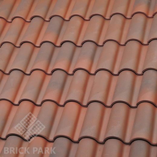 Черепица La Escandella Mixed 'S' Roof Tile Large RED Jaspee Red