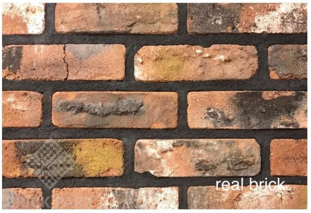 Кирпич ручной формовки Real Brick КР/1 ПФ antic RB 10 глина античная кирпичная
