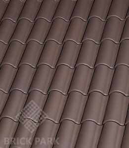 Черепица La Escandella Mixed 'S' Roof Tile Small RED Brown