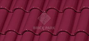 Черепица La Escandella Mixed 'S' Roof Tile Small GLAZED Carmine