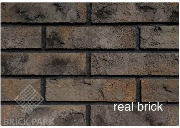 Кирпич ручной формовки Real Brick КР/0,5ПФ Ригель RB 07 пепел 