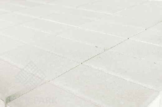 Бетонная брусчатка БРАЕР Прямоугольник Белый 200x100x60