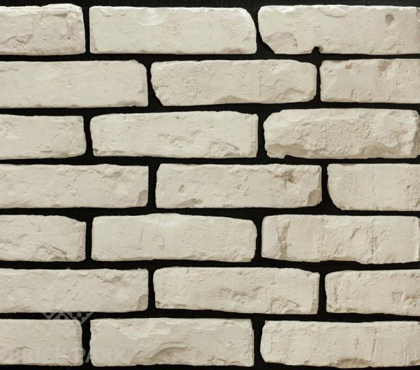 Декоративный камень Bergstone Бельгия белый 00 (угловой)