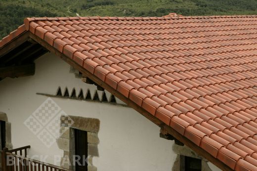 Черепица La Escandella Mixed 'S' Roof Tile Large RED Jaspee Red