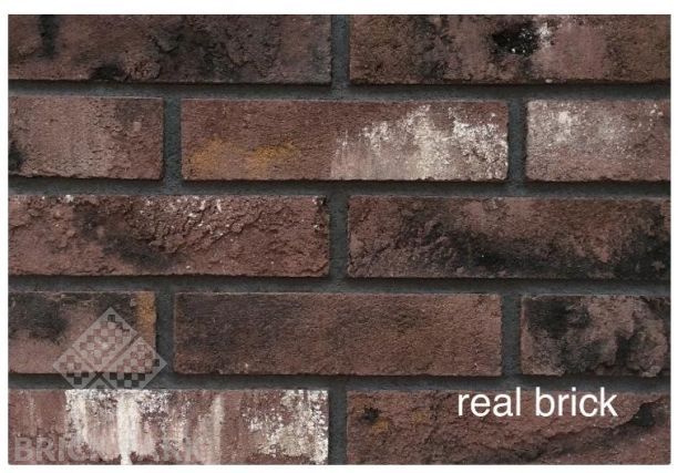 Кирпич ручной формовки Real Brick КР/0,5ПФ Ригель RB 04 бордовый