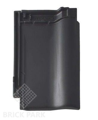 Керамическая черепица Braas Рубин 9V антрацит
