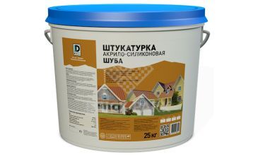 Готовая акрило-силиконовая декоративная штукатурка De Luxe ШУБА