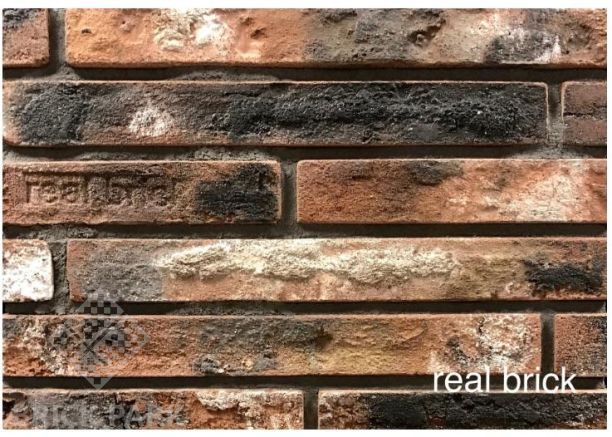 Кирпич ручной формовки Real Brick КР/1 DF рядовой antic RB 10 глина античная кирпичная