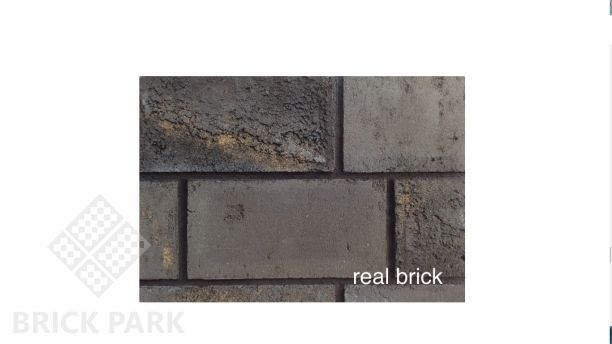 Плитка ручной работы Real Brick Коллекция 5 Травертин RB 5-07 Пепел