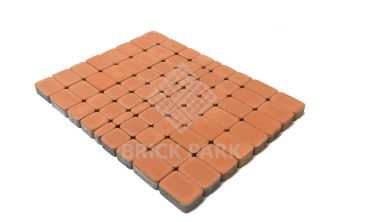 Бетонная брусчатка БРАЕР Классико янтарный 172x115x60