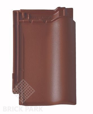 Керамическая черепица Braas Рубин 9V каштан