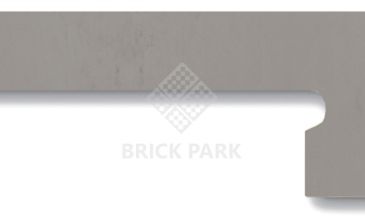 Боковина ступени Tapa Escalera Venatto PULIDO - POLISHED ARGON 343х39х10 мм
