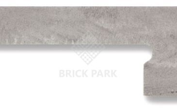 Боковина ступени Tapa Escalera Venatto PULIDO - POLISHED GRIS VULCANO 343х39х10 мм
