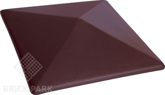 Колпаки на забор King Klinker Кармазиновый Остров 445x585x106