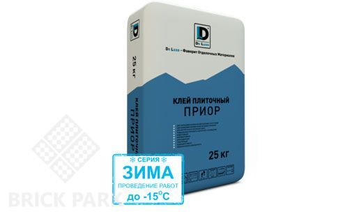 Плиточный клей De Luxe ПРИОР серия "ЗИМА"
