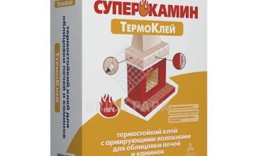 Клей для облицовки печей и каминов Plitonit Суперкамин Термоклей 25 кг
