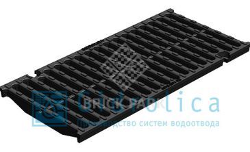 Решетка водоприемная Gidrolica Super РВ -20.24.50 - щелевая чугунная ВЧ, кл. D400