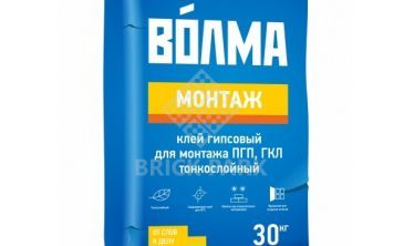 Клей гипсовый Волма Монтаж 30 кг