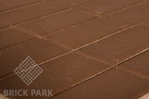Бетонная брусчатка БРАЕР Прямоугольник Коричневый 200x100x60
