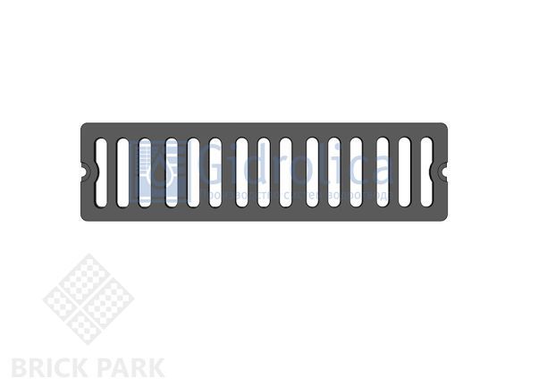 Решетка водоприемная СЧ 750*200*27 – чугунная, кл. D400