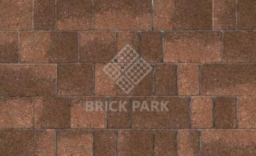 Тротуарная плитка Каменный век Старый город Stone Base Желто-коричневый 160×160×60