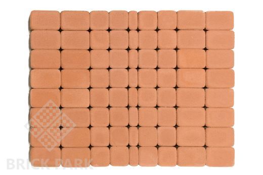 Бетонная брусчатка БРАЕР Классико янтарный 57x115x60