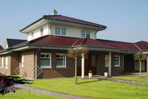 Керамическая черепица Roben FLANDERNplus Barolo, Glasur (Бароло, глазурь) 