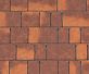 Тротуарная плитка Каменный век Старый город Color Mix Коричнево-оранжевый 160×160×60