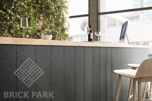Керамогранит Italgraniti Stone Plan Lavagna Nera 10x60